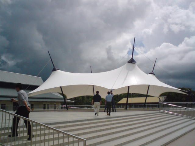 Tensile image at public area