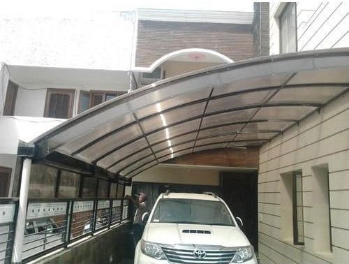 polycarbonate roof at car parking image