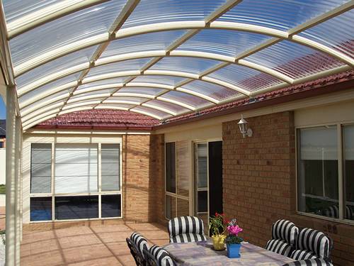 polycarbonate roof for hotels